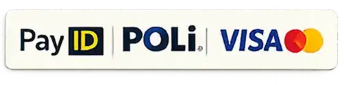 PayID, POLi, Visa and Mastercard withdrawal methods